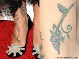 See more ideas about tattoos, grapes, fruit tattoo. Christina Perri S Tattoos Meanings Steal Her Style