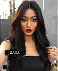 Brasilianische Echthaar-Perücke von ZanaWigs, für Damen, Kappe aus Spitze  ohne Klebstoff, Echthaar-Perücken, mit Baby-Haar : Amazon.de: Kosmetik