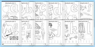 See more ideas about coloring pages, lettering, alphabet preschool. Alphabet Coloring Pages Resource Pack Teacher Made
