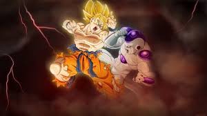 Elsewhere, gohan and krillin rescue a damsel from some dinosaurs, and goku continues his battle with cpt. Goku Vs Frieza Dragonballz Dragonballzkai
