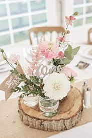 20 Blush Wedding Centerpiece We Love Wedding Table Centres Rustic Wedding Centerpieces Wedding Centerpieces