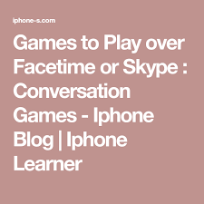 Name game:this is am easy and fun word game to play over facetime and skype. Games To Play Over Facetime Or Skype Conversation Games Iphone Blog Iphone Learner Games To Play Games To Play Over Facetime Games To Play With Kids