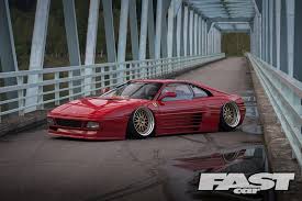Check it out for yourself! Stanced Ferrari 348 Fast Car