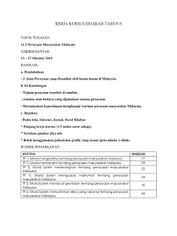 Kerja Kursus Sejarah Tahun 6