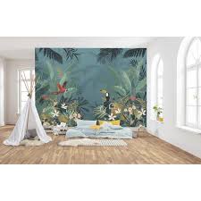 Papier Peint Panoramique Ench Jungle Intisse L 350 X H 250 Cm Leroy Merlin En 2020 Papier Peint Panoramique Papier Peint Intisse