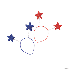 Patriotic Star Head Boppers 12 Pc Oriental Trading