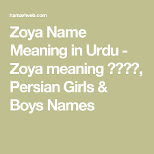 Zoya Name Meaning Zoya Meaning Definition Muslim Girl Name Persian Girl Names Names With Meaning Persian Girls