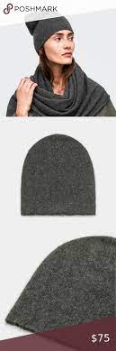 Zara 100 Cashmere Beanie Cashmere Beanie Zara Hats Zara