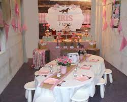 Horse party birthday party ideas | photo 3 of 31. L Anniversaire D Iris En Rose Et Vert Sur Le Theme Du Cheval My Fair Party