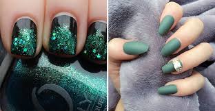 Green nail art is a great way to bring out the very best in style as the color green is one of the most vibrant and mood setting colors that can be used for nails. 18 Beautiful Green Nails That Prove It Is The Perfect Shade For Fall