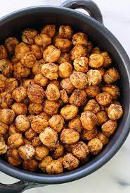 Roasted Chickpea Snack Recipe Chickpea Snacks Snacks Roasted Chickpeas Snack