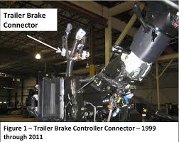 I've looked around a bit for a wiring diagram so i can i have to find the brake light wire near the dash and the blue wire for the brakes, going to the trailer. 2008 F53 Where Is The Electric Trailer Brake Plug Irv2 Forums