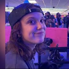 Millie Bobby Brown's Stylish Purple Pants