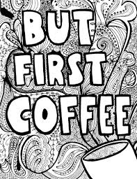 Sea themed coloring pages for adults. Adult Coloring Pages For Coffee Lovers Moms And Crafters