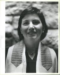 1984 Press Photo Rabbi Ellen Weinstein Dreyfus the first lady rabbi in  Illinois,