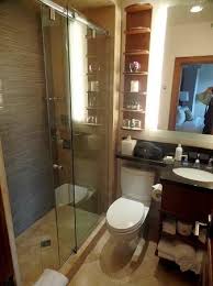Our Bathroom On The Gold Floor Was Fully Modernized If A Bit Small And With An Odd Shower Picture Of Fairmont Banff Springs Tripadvisor