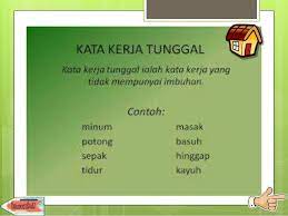 Bina ayat berdasarkan kata kerja yang diberi. Kata Kerja Tunggal Cute766