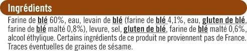 Baguette Precuite Sur Four A Pierre U 250 G
