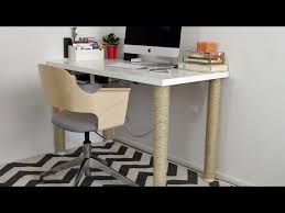 Once you have an idea of your space (dimensions. Home Office Ideas Ikea Desk Hack And More Part 1 Youtube