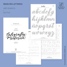 Aprende Brush Pen Lettering Fichas Para Practicar Abecedario Ductus Shop De El Amante Volador Esta es la guía más completa para aprender a deletrear bien en inglés.