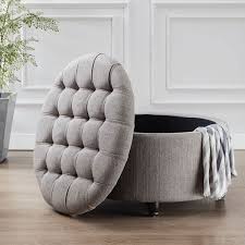 Maybe you would like to learn more about one of these? Kotter Home Round Tufted Storage Ottoman On Sale Overstock 31319336