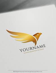 Create An Abstract Falcon Logo Free Flying Eagle Logo Template Logo Templates Falcon Logo Eagle Logo