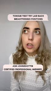 Try a laid back breastfeeding position with a #tonguetie. Mother should be  reclining