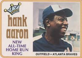 Hank Aaron 1974 Season Baseball Sports Trading Cards & Accessories for sale 