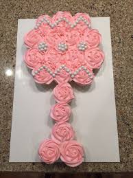 Baby Shower Rattle Pull Apart Cupcakes Baby Shower Cupcake Cake Baby Shower Cakes Girl Baby Shower Cupcakes For Girls