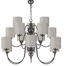 These pictures of this page are about:silver ceiling. Garbo Large 15 Light Ceiling Pendant With Black Silver Shades