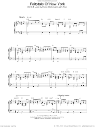 Ironically, it is anything but warm and fuzzy. Pogues Fairytale Of New York Intermediate Sheet Music For Piano Solo