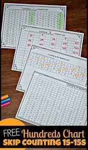 free hundreds chart skip counting by 1s 15s 123 homeschool