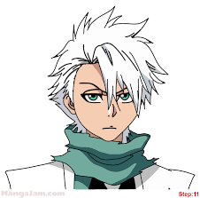 Another free manga for beginners step by step drawing video tutorial. How To Draw Toshiro Hitsugaya From Bleach Mangajam Com