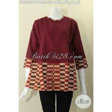 Model baju batik wanita memang tidak ada habisnya selalu muncul dengan desain kombinasi yang lebih berpariasi sehingga sampai sekarang pengguna batik memang terus bertambah peminatnya. Model Baju Atasan Kain Toyobo Lukisan