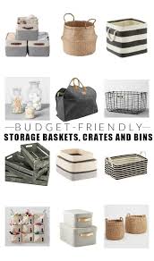 Check out our storage basket selection for the very best in unique or custom, handmade pieces from our baskets shops. The Best Budget Friendly Storage Baskets Crates And Bins In 2020 Storage Baskets Decorative Storage Baskets Decorative Storage Bins