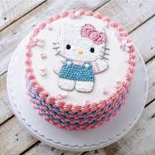 Wanna give your cat the birthday treat he/she deserves? Birthday Hello Kitty Cake Famous Character For Kids