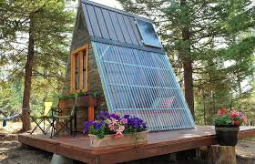 The duo series includes a dormer and a loft! A Frame Tiny Guest Cabin In Montana Built For 700 Off Grid World