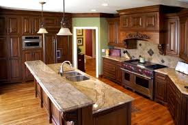 Although it goes well with almost anything, pairing it with cherry cabinets is absolutely amazing. Typhoon Bordeaux Granite Countertops Best Kitchen Countertop Ideas