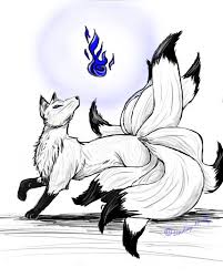 Deviantart More Like Nine Tailed Fox Spirit By Lyystra Cute Fox Drawing Fox Art Mythical Creatures Art