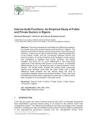Crma certification certification in risk management assurance. Pdf Internal Audit Functions An Empirical Study Of Public And Private Sectors In Nigeria