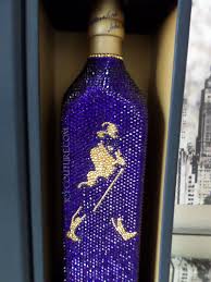Collectors Item Icy Couture Crystal Bottle Of Johnnie Walkers Blue Label Whisky