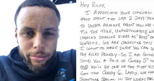 Like other stars, steph curry also released a secondary signature shoe, the under armour curry 3zer0 line. 9 Year Old Girl Writes A Letter To Nba Star Steph Curry Complaining His Shoes Are Only For Boys He Responds With A Gift Bored Panda
