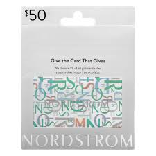 Nordstrom gift cards and egift cards don't expire, have no. Save On 50 Nordstrom Gift Card Order Online Delivery Stop Shop