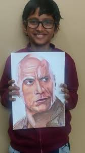 Almost done with number 1. Doesn't he look like a bundle of fun?