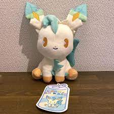New Tagged Pokémon Center Original Mix Au Lait Leafeon Plush Toy 7.1inc  Japan | eBay