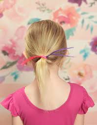 It's what we do when we try to stretch our hair into another day without washing it! Toddler Hairstyles 5 Ways To Dress Up A Kids Ponytail Lipgloss And Crayons