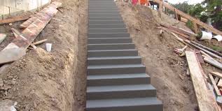See the best & latest outdoor stair landing code on iscoupon.com. How To Build Stairs Watch Concrete Stairway Construction Video