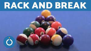 Because the rack is farther up table, the wing ball will go abovethe corner with a square hit, making it more difficult to pocket a ball on the break. How To Rack Balls And Break In 8 Ball Pool Youtube