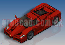 Lego racers 8652 enzo ferrari 1:17 new in sealed box. Lego Racers Enzo Ferrari 1 17 8652 3d Cad Model Library Grabcad