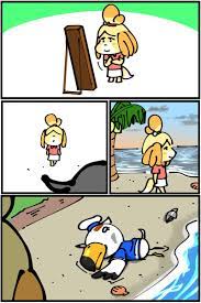 退屈健 sentakubasami1 さんの漫画 202作目 ツイコミ 仮 漫画 どうぶつの森 しずえ